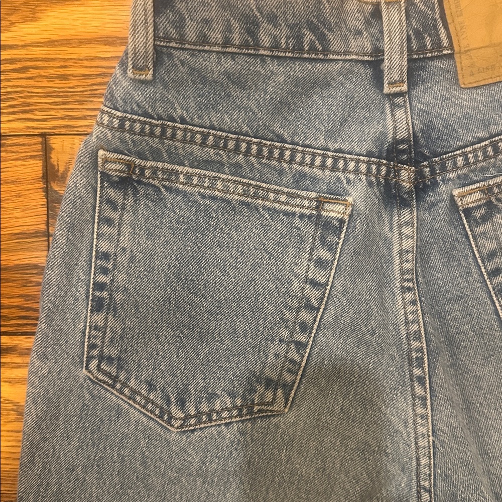 ANNE KLEIN A LINE WOMEN'S HIGH RISE 5-POCKET BLUE JEANS -VINTAGE & RARE👖SIZE 10 - Picture 9 of 9